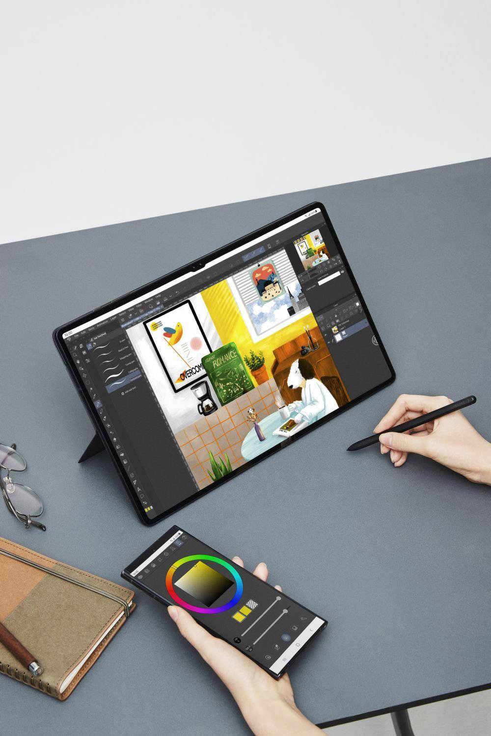 安卓旗舰平板三星 Galaxy Tab S8 高清图、上手视频曝光