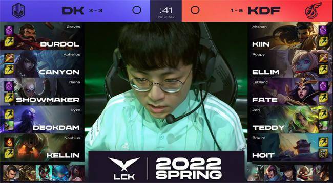 辛德拉|LOL-LCK：deokdam厄斐琉斯斩获LCK春季赛首个五杀，DK 2-0击败KDF