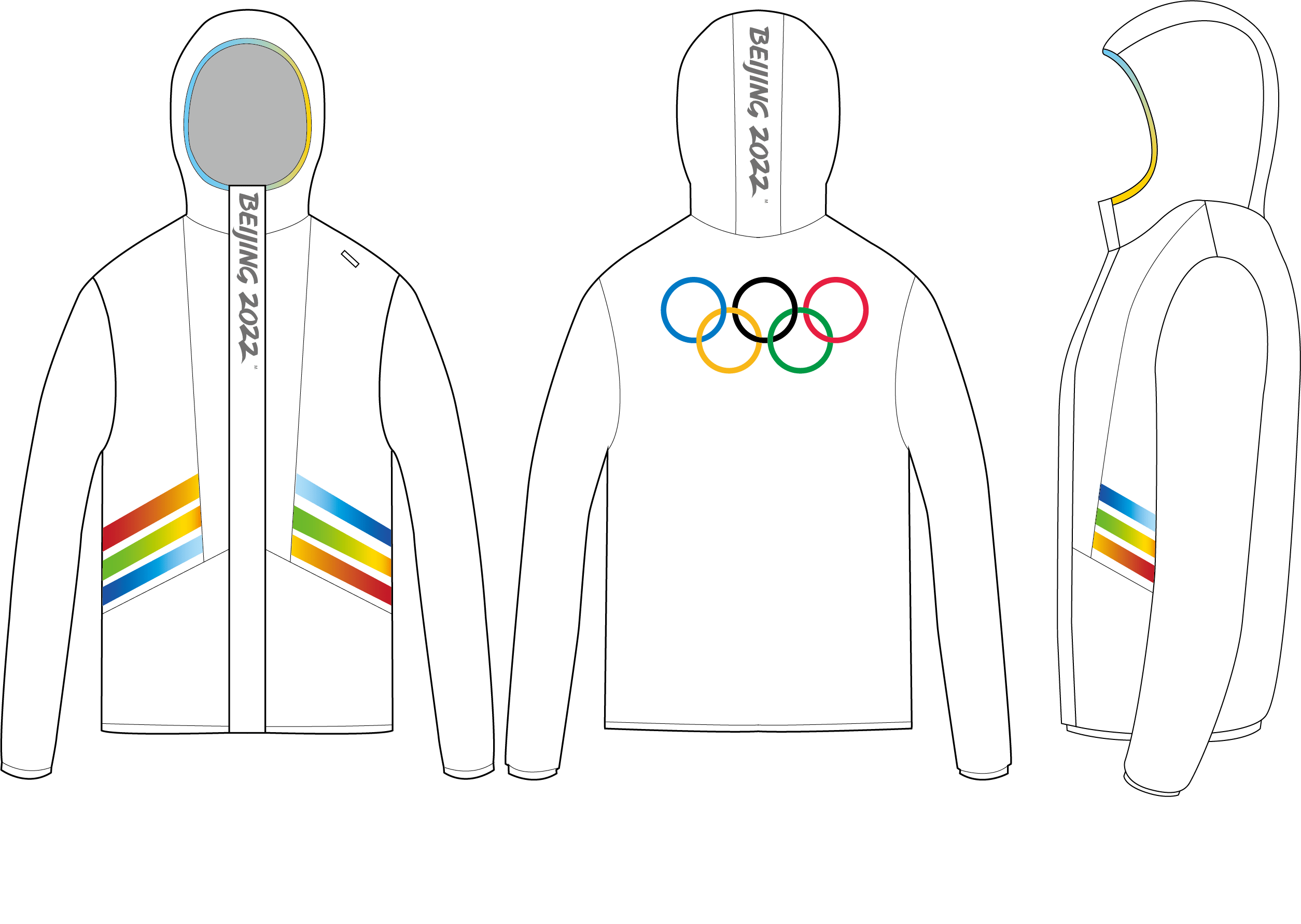 冬奥会服装设计卡通图片