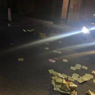 过年期间,桂林一交警大队门口被撒纸钱!什么情况?_杨某_灌阳_男子