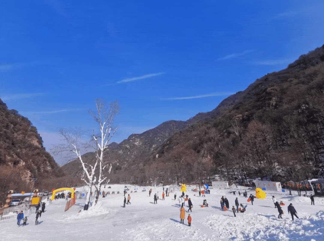 袁家村滑雪场图片