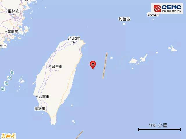 台湾花莲县海域发生4 1级地震 陈媛媛 震中 台网 台湾花莲县海域发生4 1级地震 陈媛媛 震中 台网