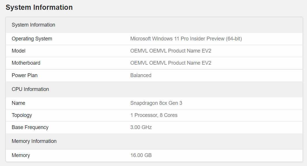 高通骁|新款微软 Surface 设备现身 GeekBench，搭载骁龙 8cx Gen 3