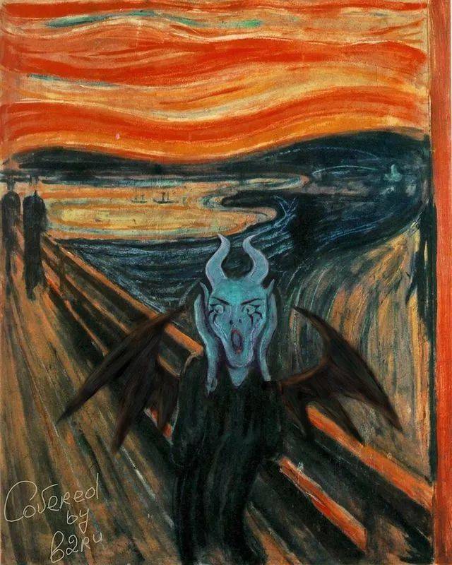 原型|这个小姐姐算是把DOTA2和世界名画玩透了