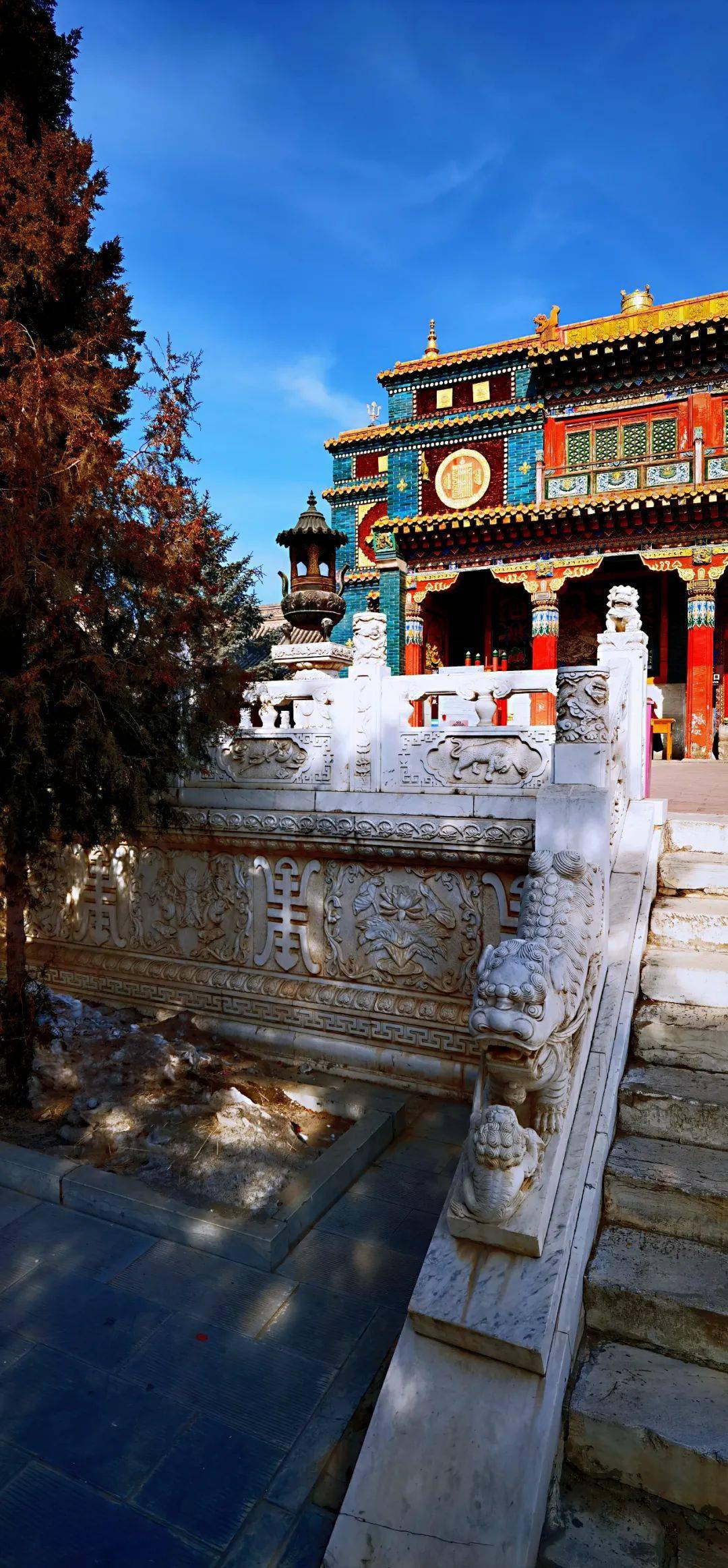 刚刚 呼和浩特市席力图召恢复对外开放!游客第一波打卡图来啦!