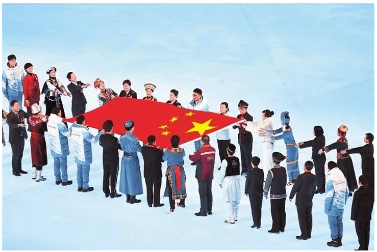 铸牢中华民族共同体意识 | 少数民族青年:我与冬奥有个约会_国旗_开幕