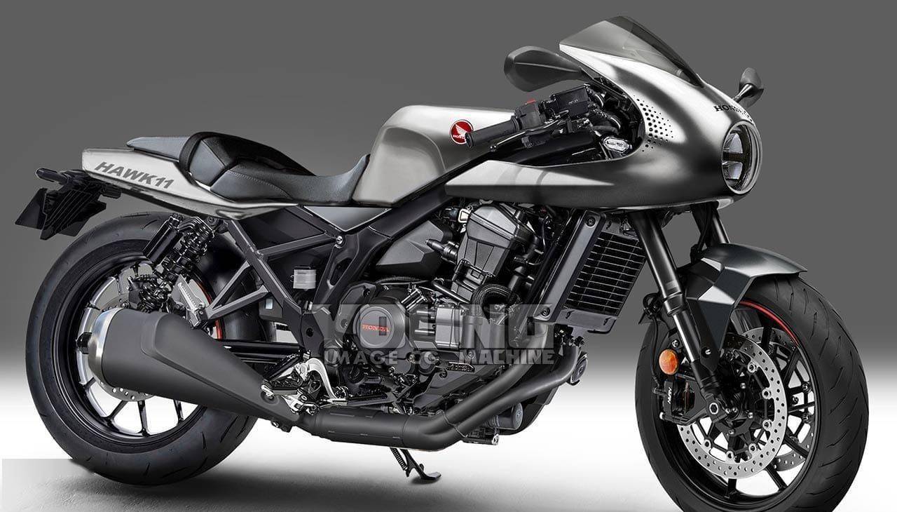 双缸子弹头本田hawk1100有望三月大阪车展亮相