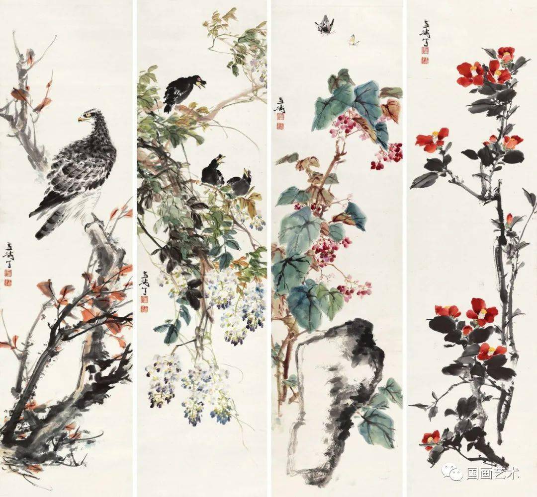 春风浓艳荣宝斋王雪涛花鸟拍品欣赏