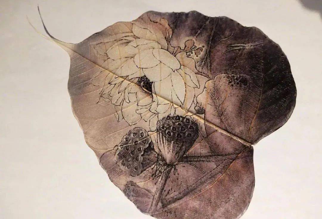 盐设计·丁力:痴迷叶画十余年的90后,用10片树叶雕出《清明上河图》
