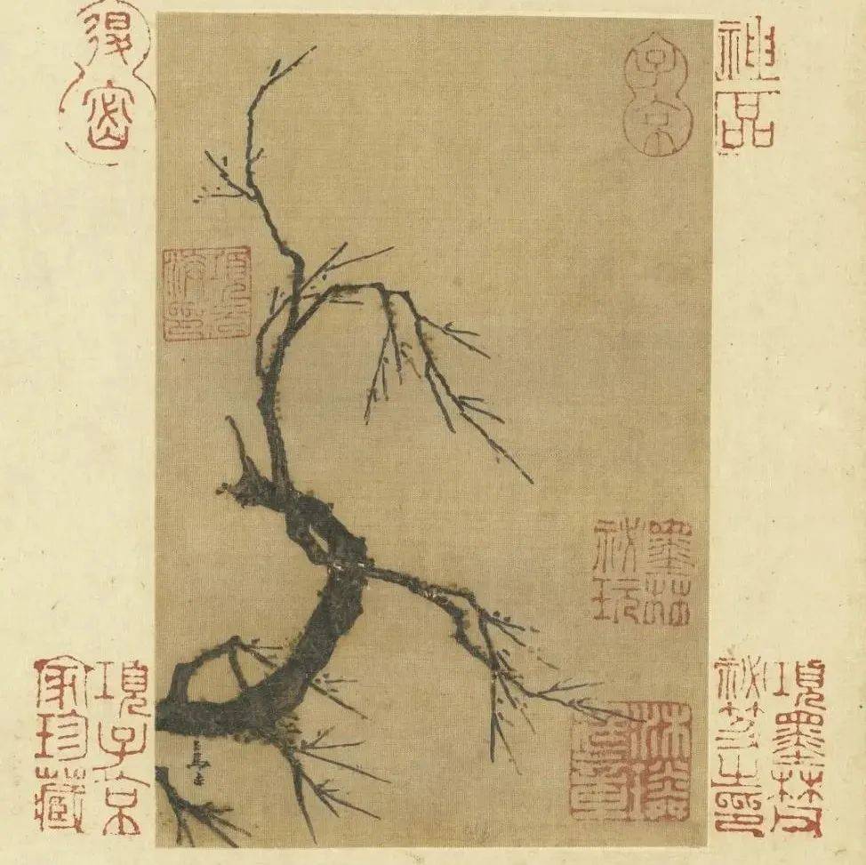 马远:寒枝册_山水_作品_人物