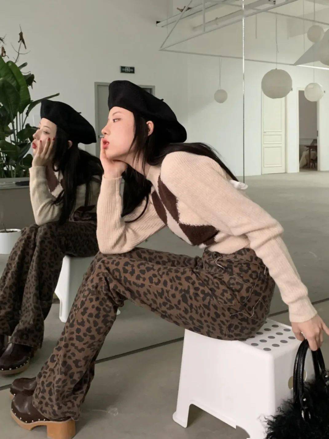 or 针织衫+阔腿裤，开春最佳显瘦cp！