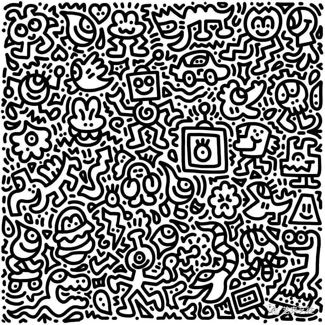 涂鸦病毒—mr.doodle_作品_人们_haring