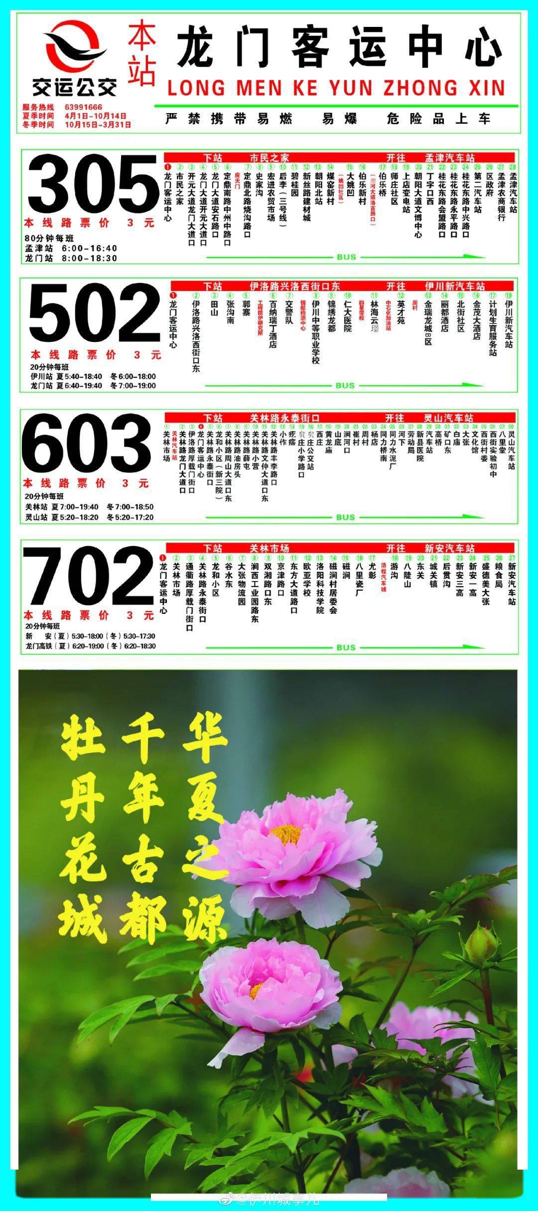 伊川汽车站501路502路503路目前已陆续恢复运营