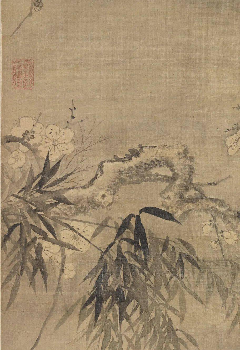 赏画恽寿平五清图