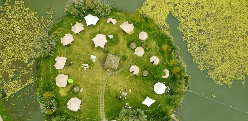 帐篷露营地,投资小,颜值高,不占土地指标的网红住宿!