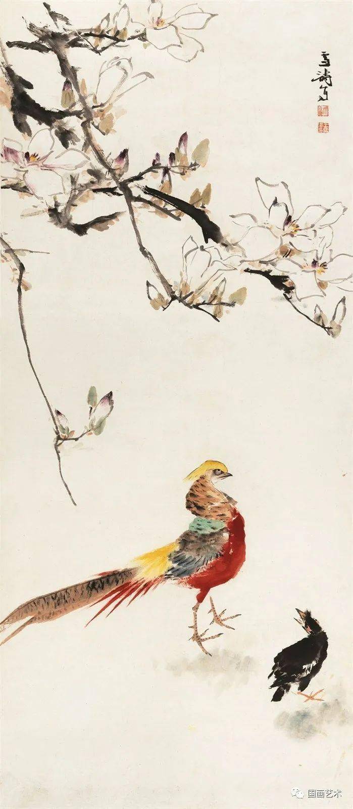 春风浓艳荣宝斋王雪涛花鸟拍品欣赏二