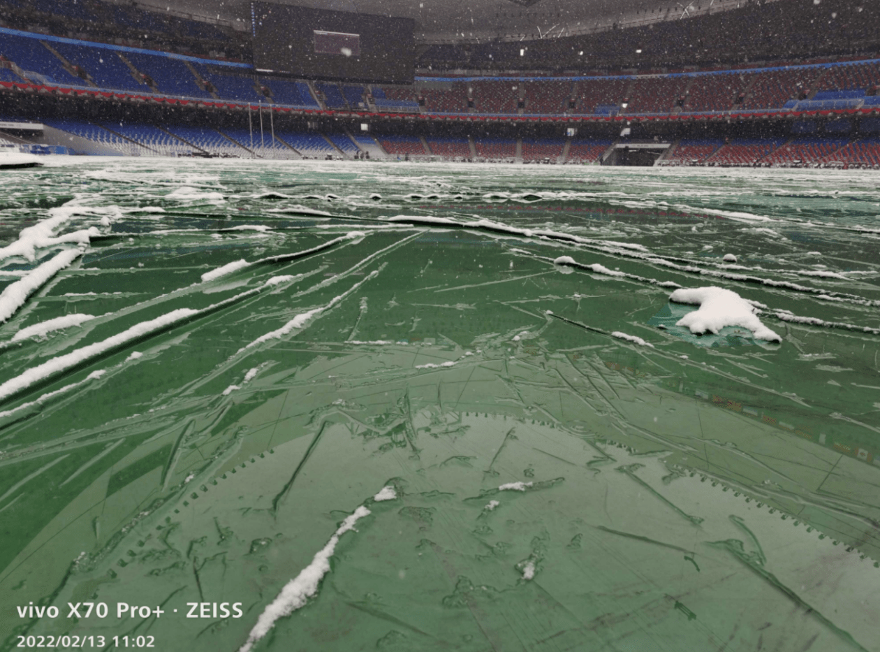 揭秘｜“鸟巢”1.1万平方米地屏，如何经受起强降雪考验？