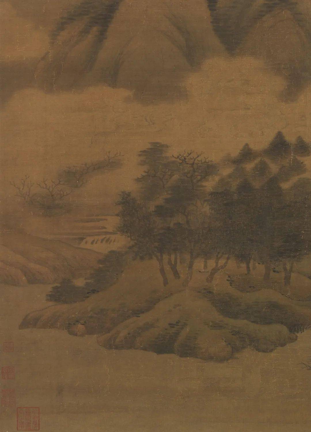 赏画高克恭春山晴雨图