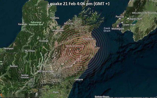 新西蘭南島附近發生5.6級地震,惠靈頓有震感!_太平洋_網友_seddon