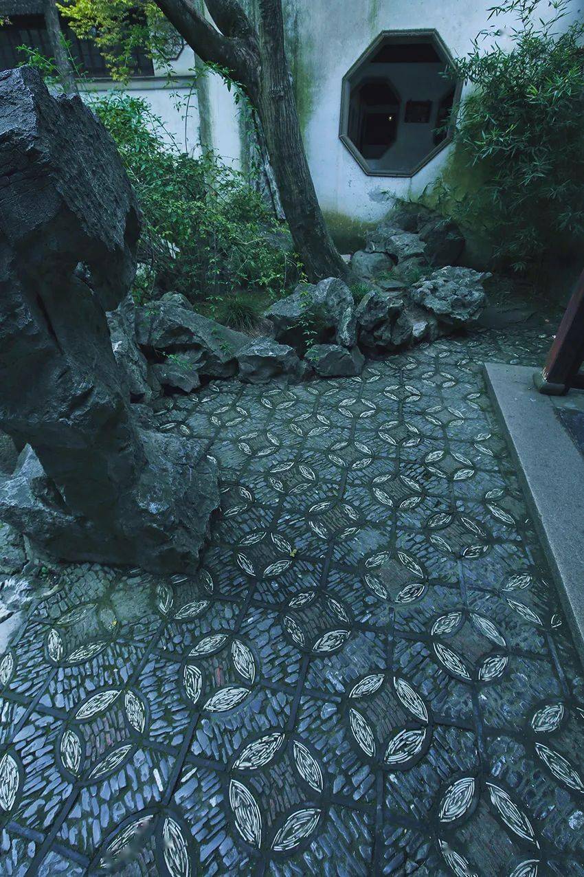 海棠|地上织绣，苏州园林的花街铺地