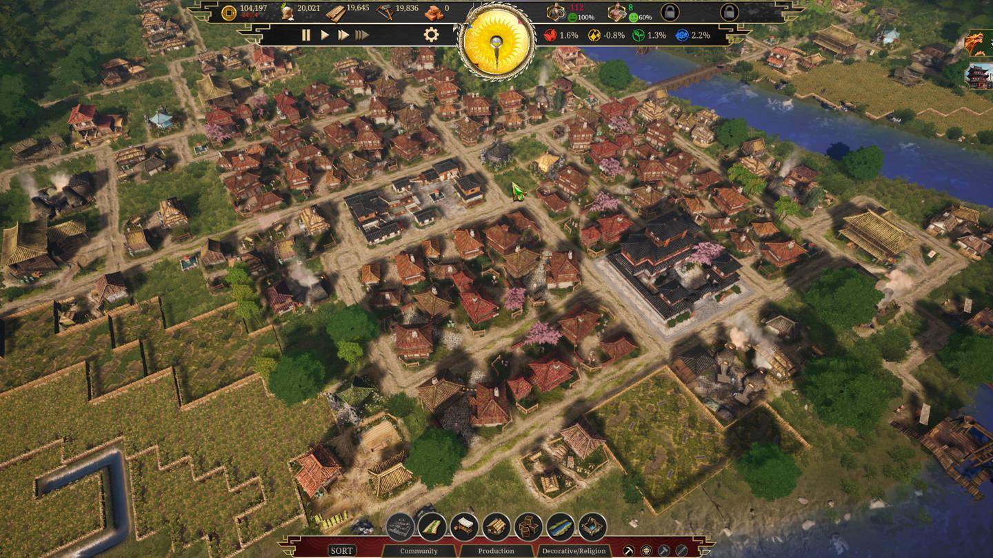 中国|中国风建造游戏《天朝上国》上架 Steam，推出免费试玩版