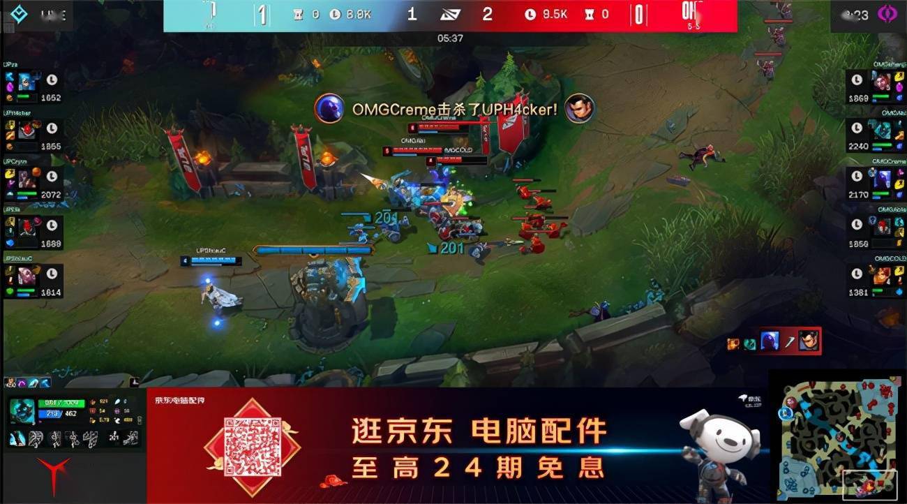 中路|LOL-LPL：H4cker盲僧直面老东家节奏不断，带领UP 2-1战胜OMG