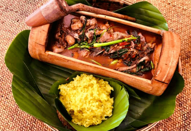 美食之布朗族卵石鲜鱼汤