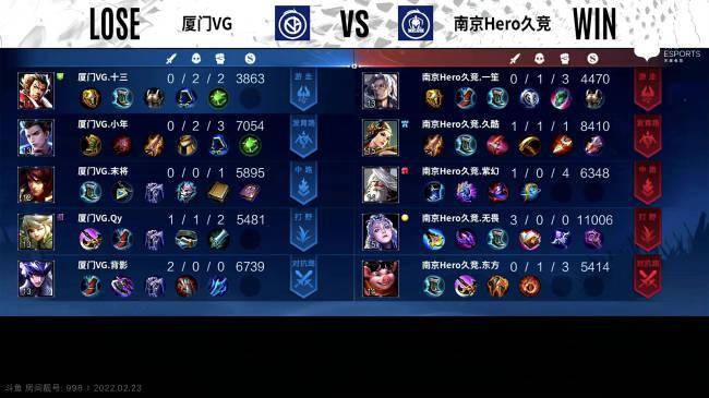 马可波罗|KPL春季赛：实力、操作双压制，南京Hero久竞 3-2击败厦门VG