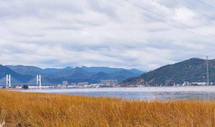 冬日里的七都堤坝很美