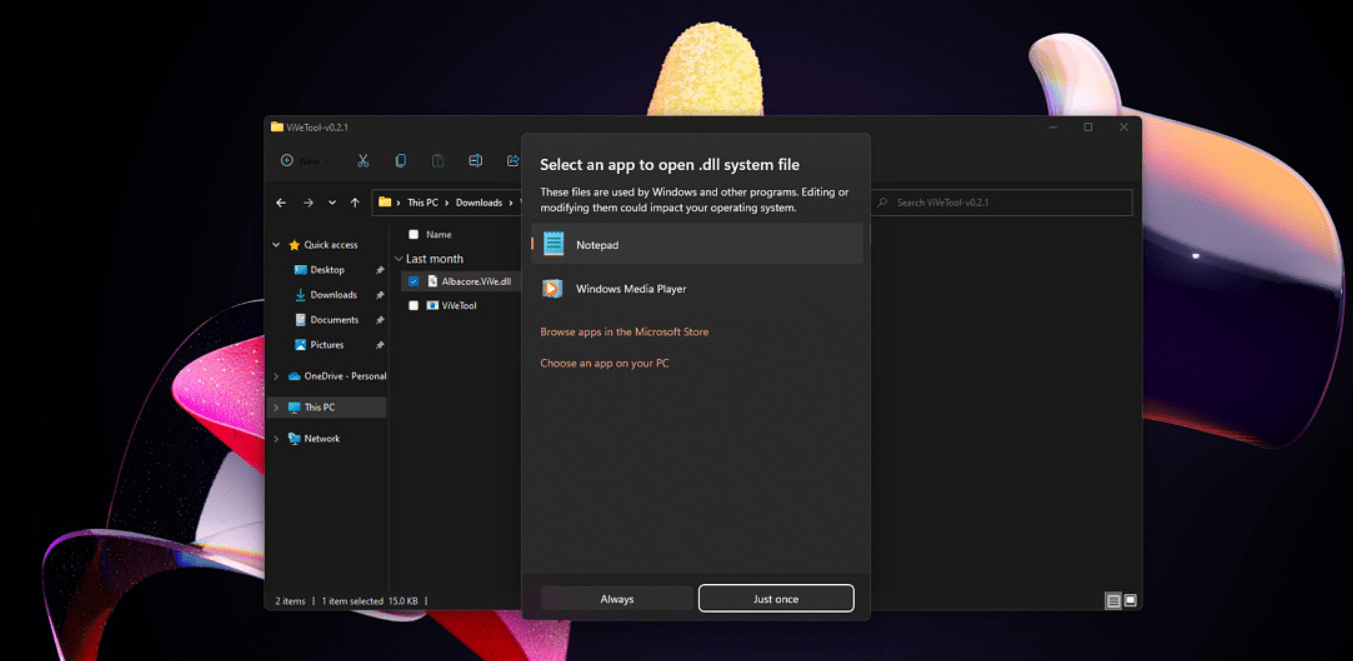 微软 Win11 全新默认应用选择器曝光：重新设计，支持亮/暗切换
