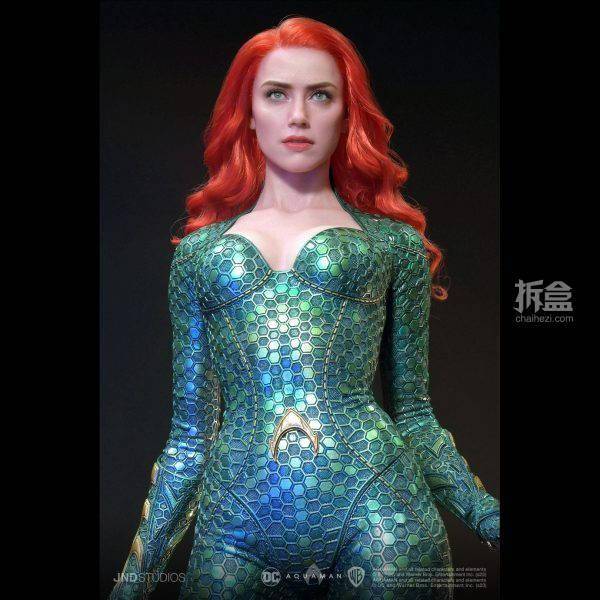 海王JND Studios发布新品：1/3《Aquaman/海王》- 海后媚拉 Mera 雕像