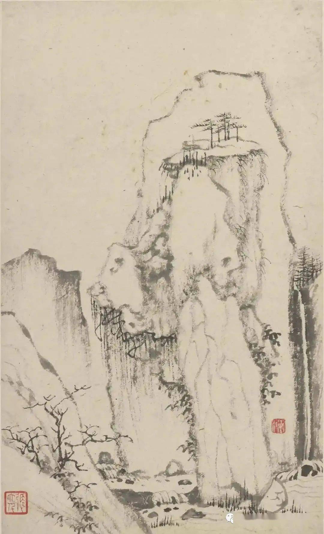 渐江《丰溪山水册》_诗书_艺术_思想