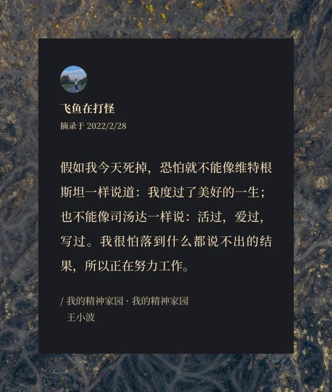 最近喜歡的10句文案