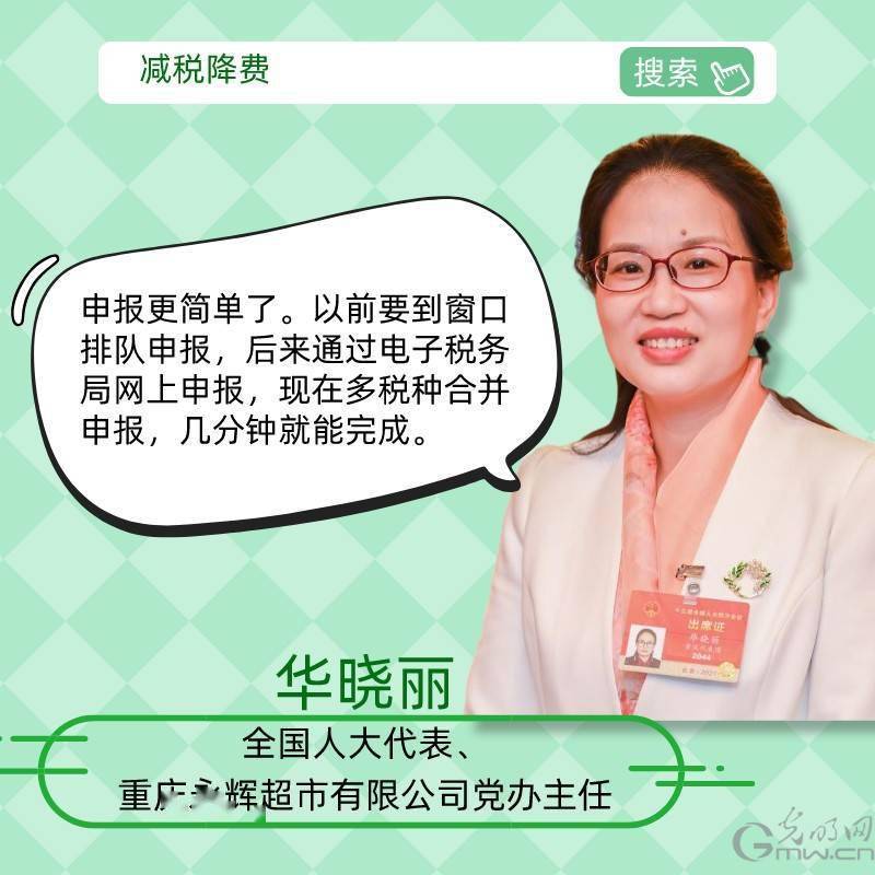 【九宫格】代表委员点赞减税降费:耗时短 流程简 秒落袋_环境_赵艳艳