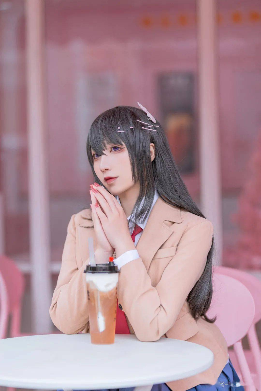 【二次元cos】气质校服美少女_jean-_版权_公众