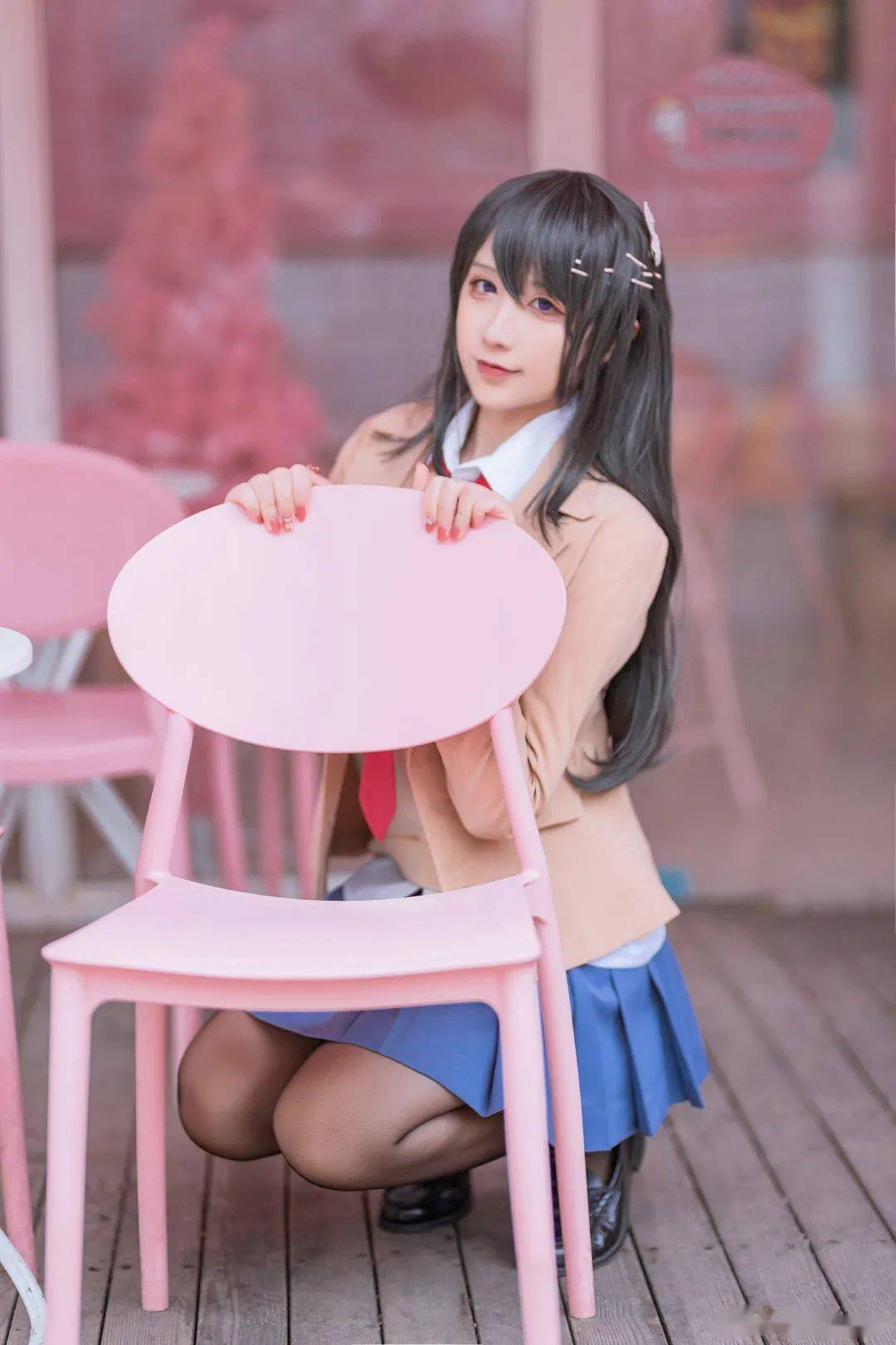 【二次元cos】气质校服美少女_jean-_版权_公众