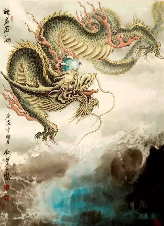 赏画家刘一骏笔下中国龙,威武霸气!
