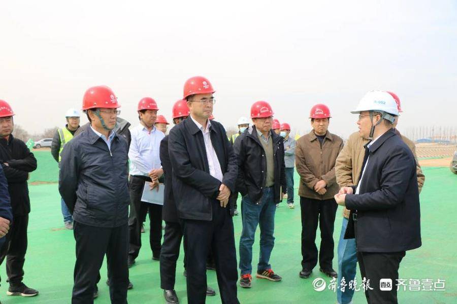 山东铁路投资集团总经理王基全到中建八局郑济高铁项目调研指导_聊城_茌平_建设