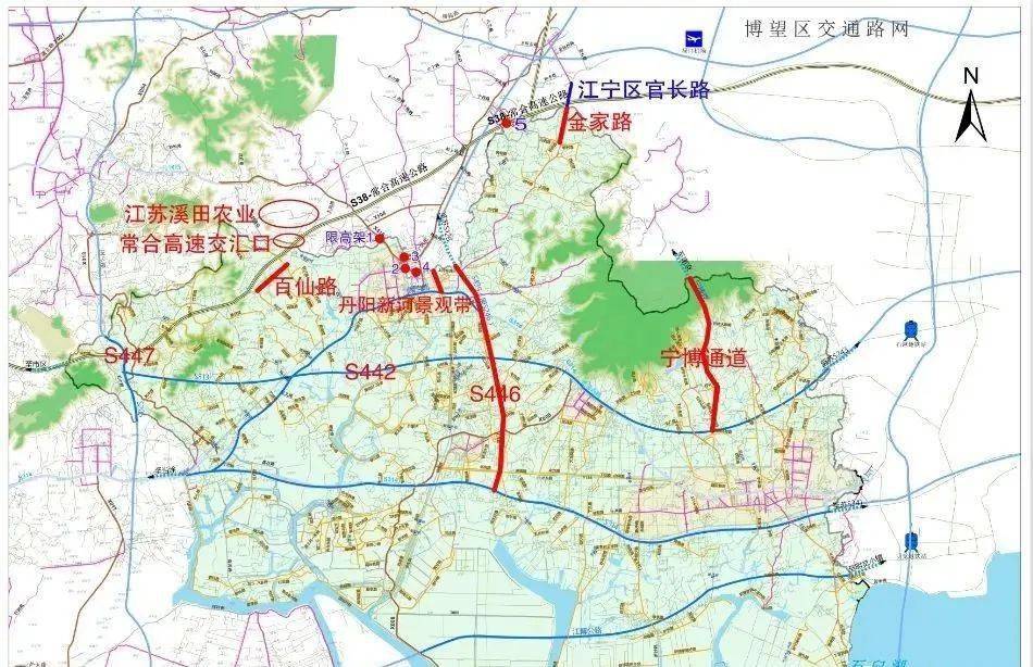 ▲博望区交通路网（资料图）