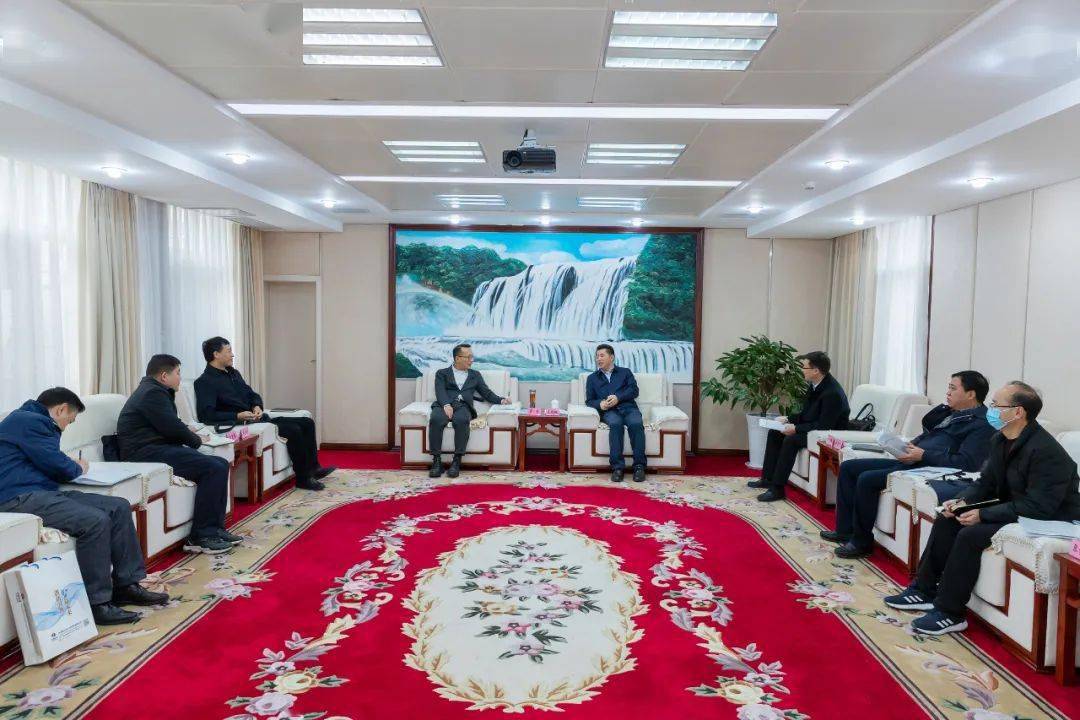 宋晓路会见黔源电力股份有限公司党委书记董事长罗涛一行_安顺_合作