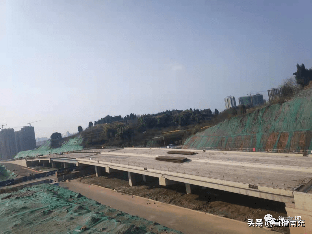 南充高坪城区这条道路即将呈现,就在