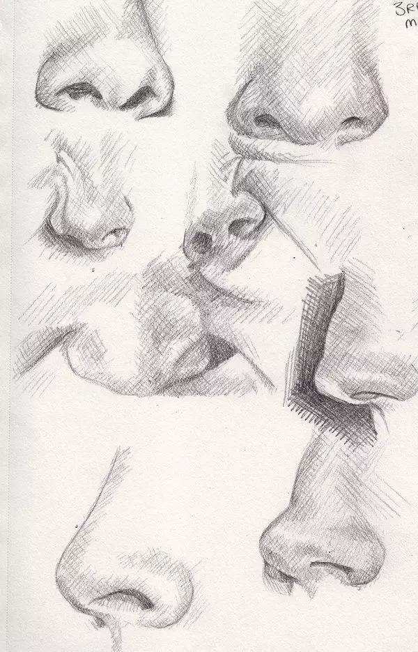 头像画素描五官，看这一篇就够了！