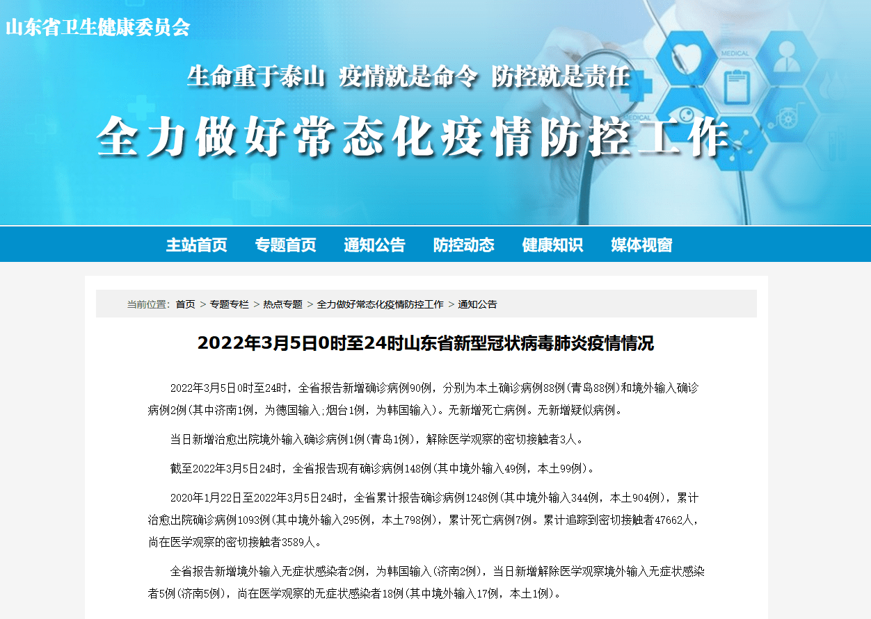 尚在|山东昨日本土新增88例，均在青岛