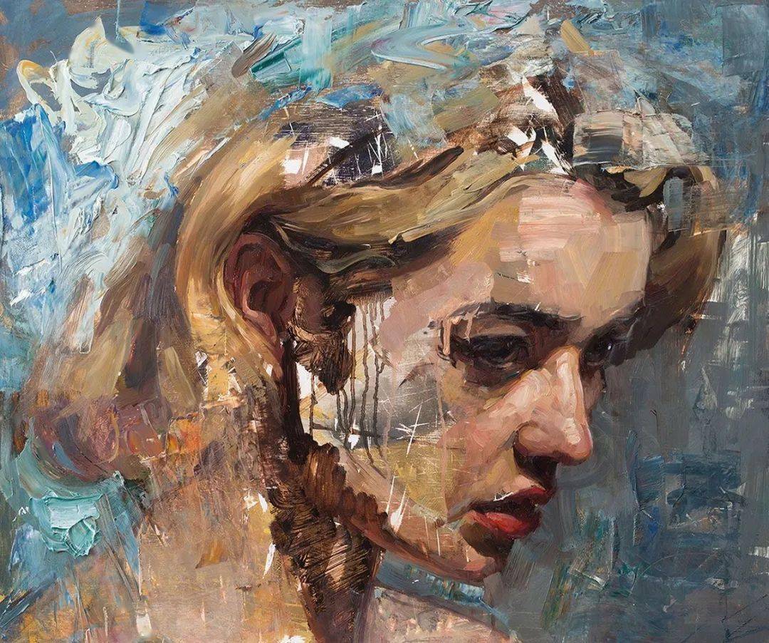 美国当代油画家马特塔尔伯特肖像油画作品欣赏