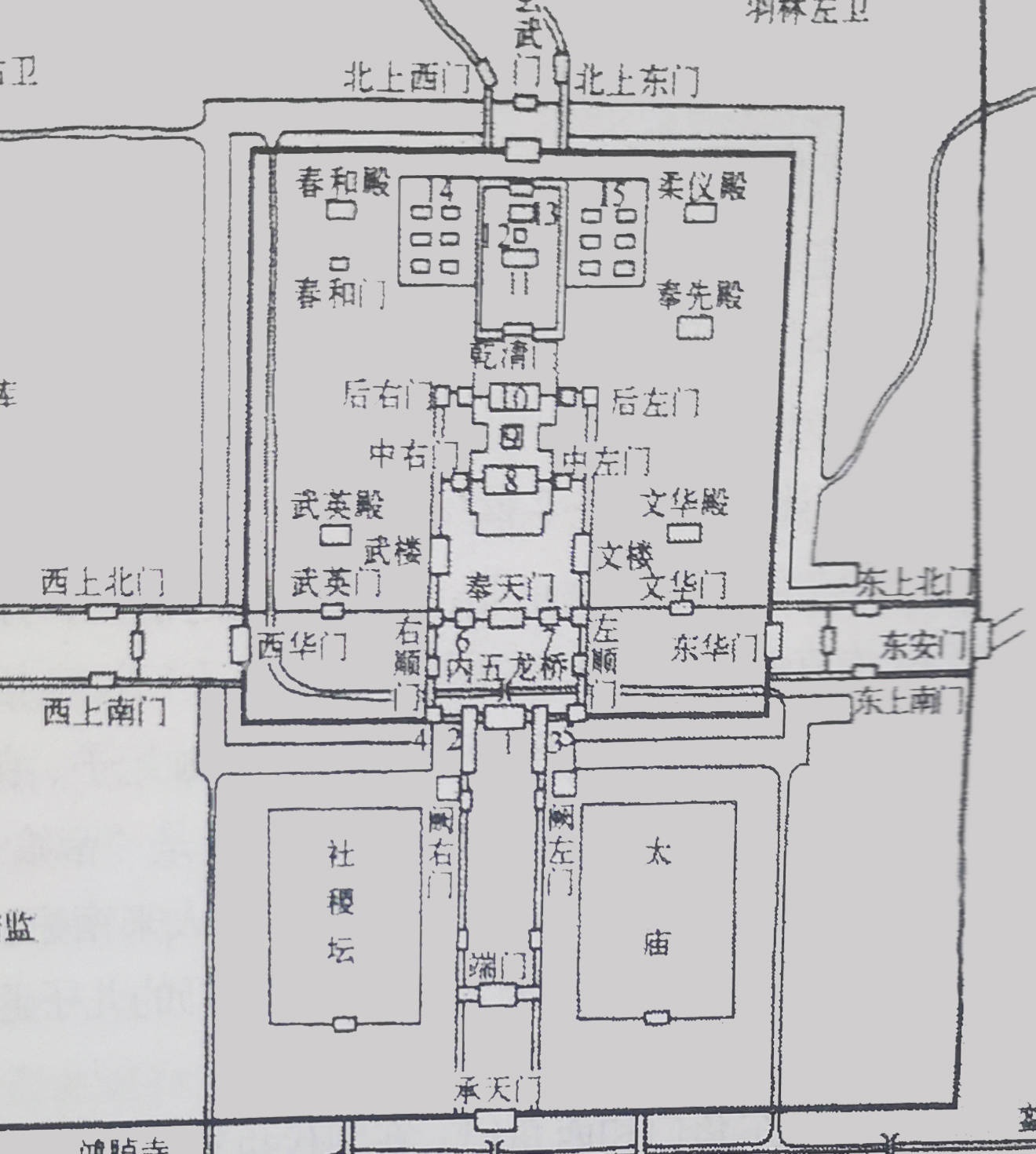 康熙|紫禁城原有十二座“上门”，最后的“北上门”消失于拓路