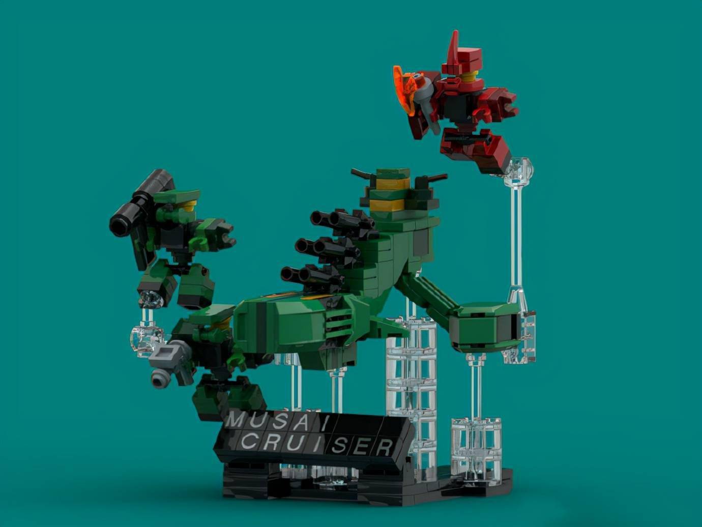 乐高积木拼装高达和战舰模型合集_头部_系列_太阳炉