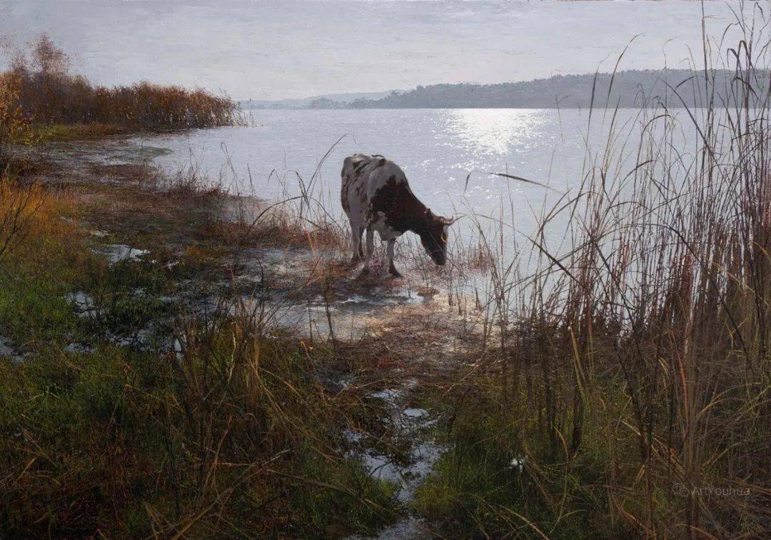 乌克兰画家尤里克拉普精致细腻的风景油画作品欣赏