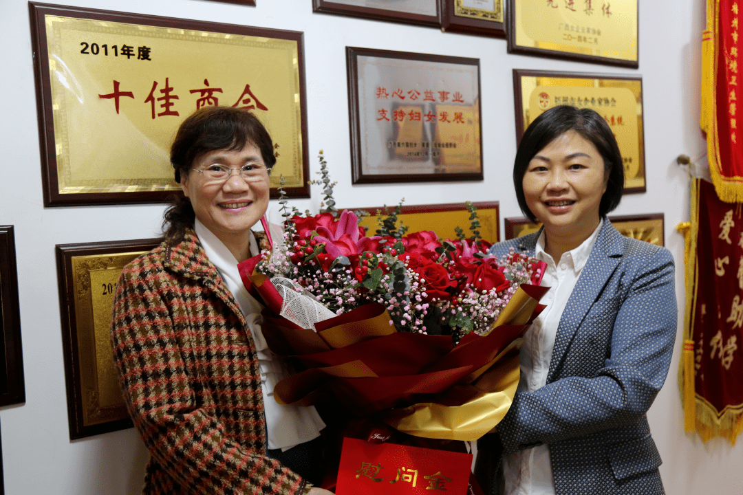 副市长苏颖开展"三八"妇女节走访慰问活动_梧州市_长洲区_企业家