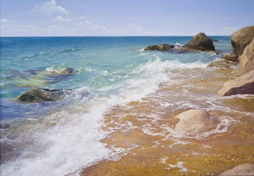 乌克兰画家尤里克拉普精致细腻的风景油画作品欣赏
