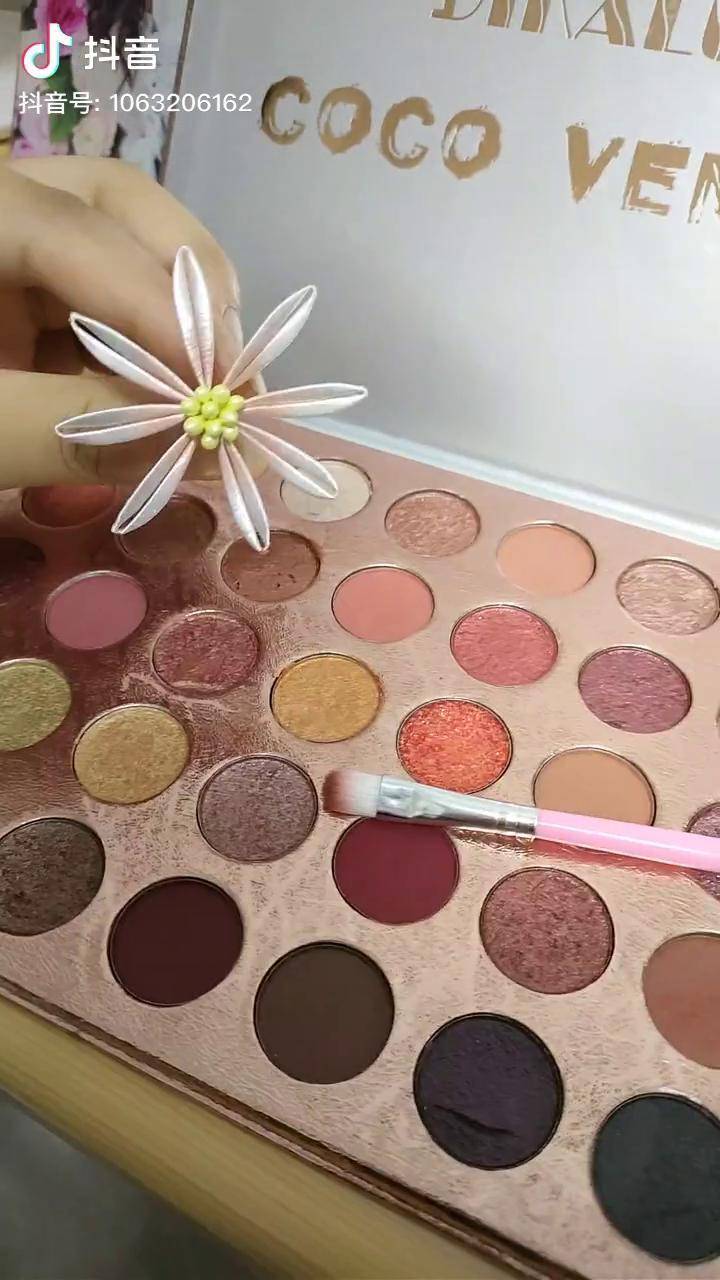 眼影盘簪娘手工水视频日常